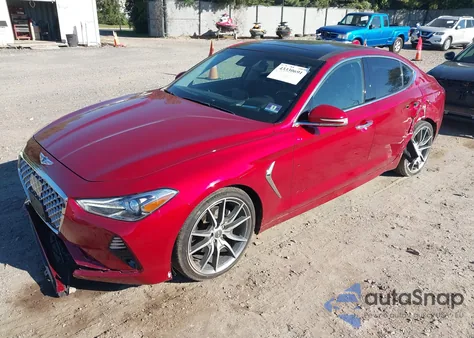 2019 Genesis G70 2.0T Advanced из США, поврежденный, VIN KMTG44LA6KU022645